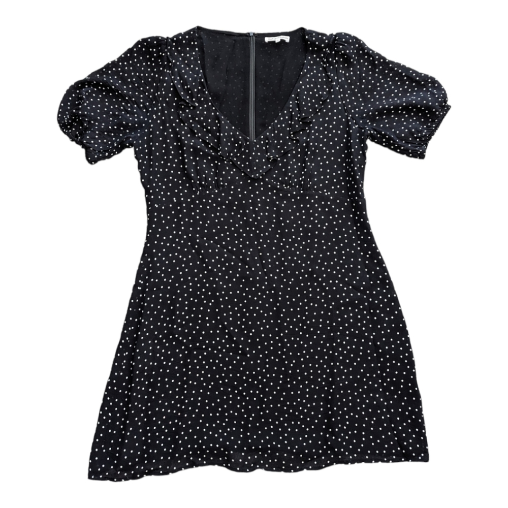 Reformation Simon Polka Dot Dress Size 12